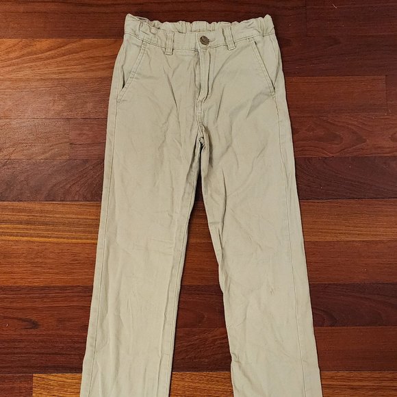 Izod Boys Casual Straight Leg Khaki Chino Pants Size 12 Slim - Picture 3 of 13